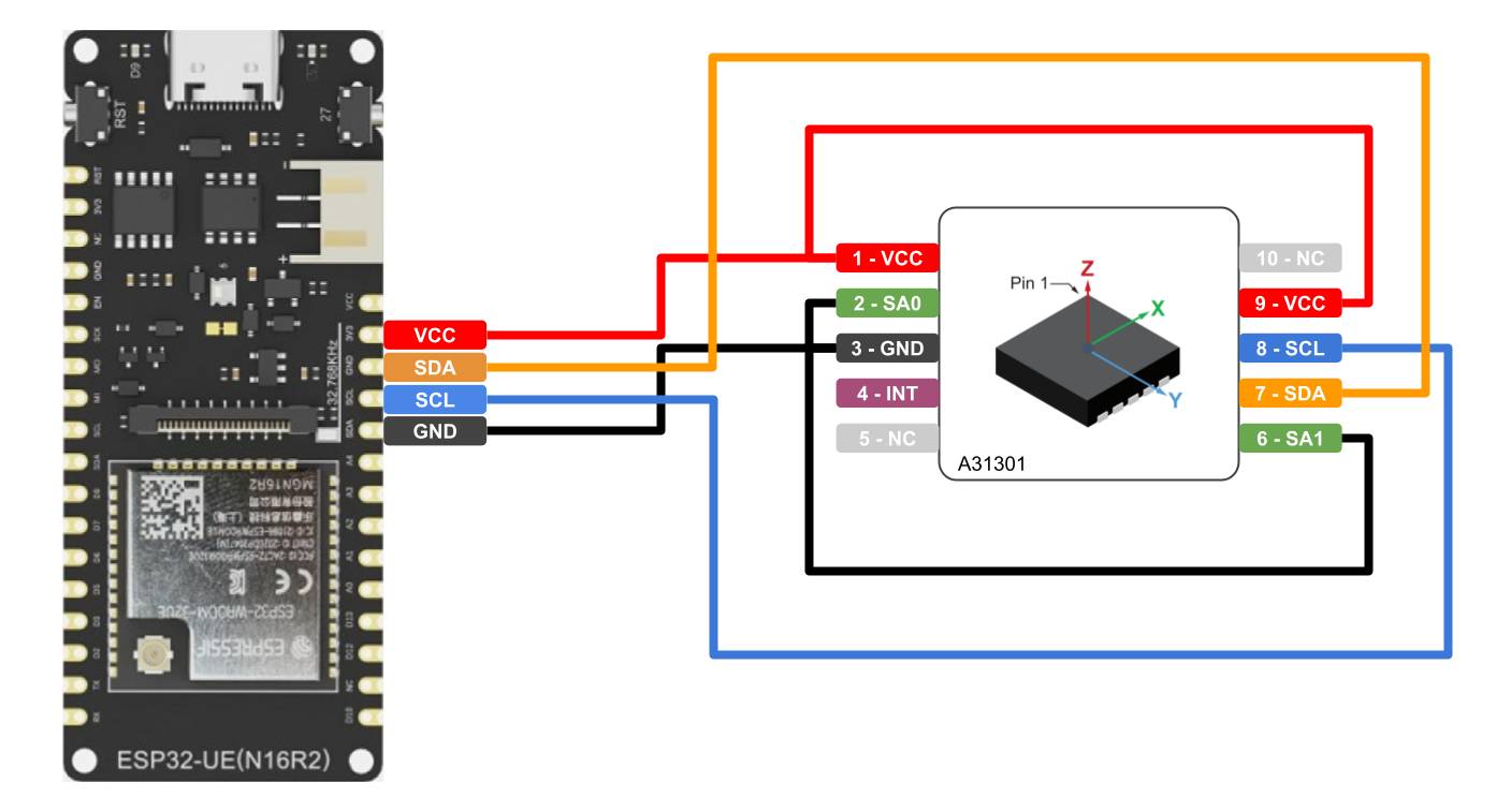 A31301 magnetic position sensor wiring