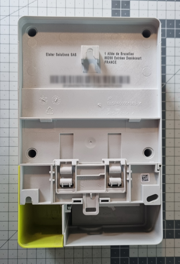 Picture of the back of the Linky meter