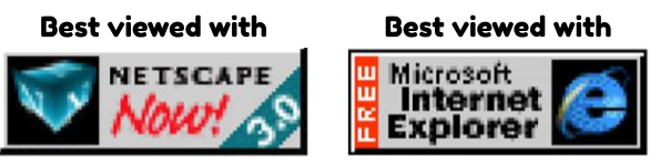 Netscape and Internet Explorer browser recommendation logo