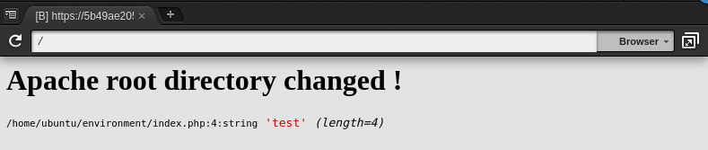 le fichier .htaccess est activé dans le serveur Apache EC2 AWS Cloud9