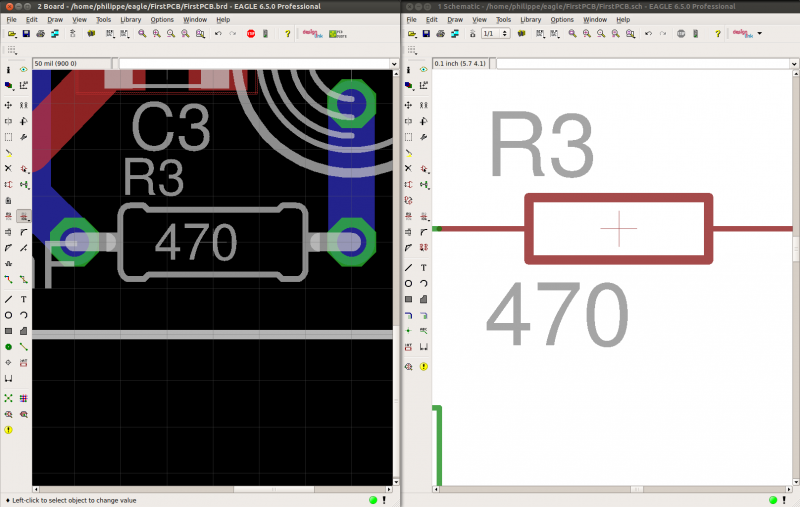 Modofie les valeurs et noms simultanément dans l'éditeur de schémas et de cartes