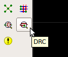 L'icône DRC (Design Rules Check)