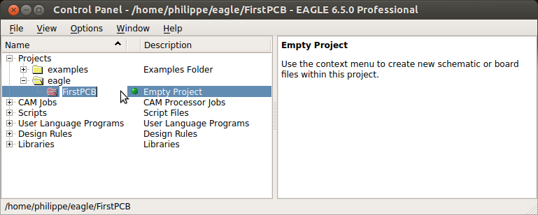Specify the project name