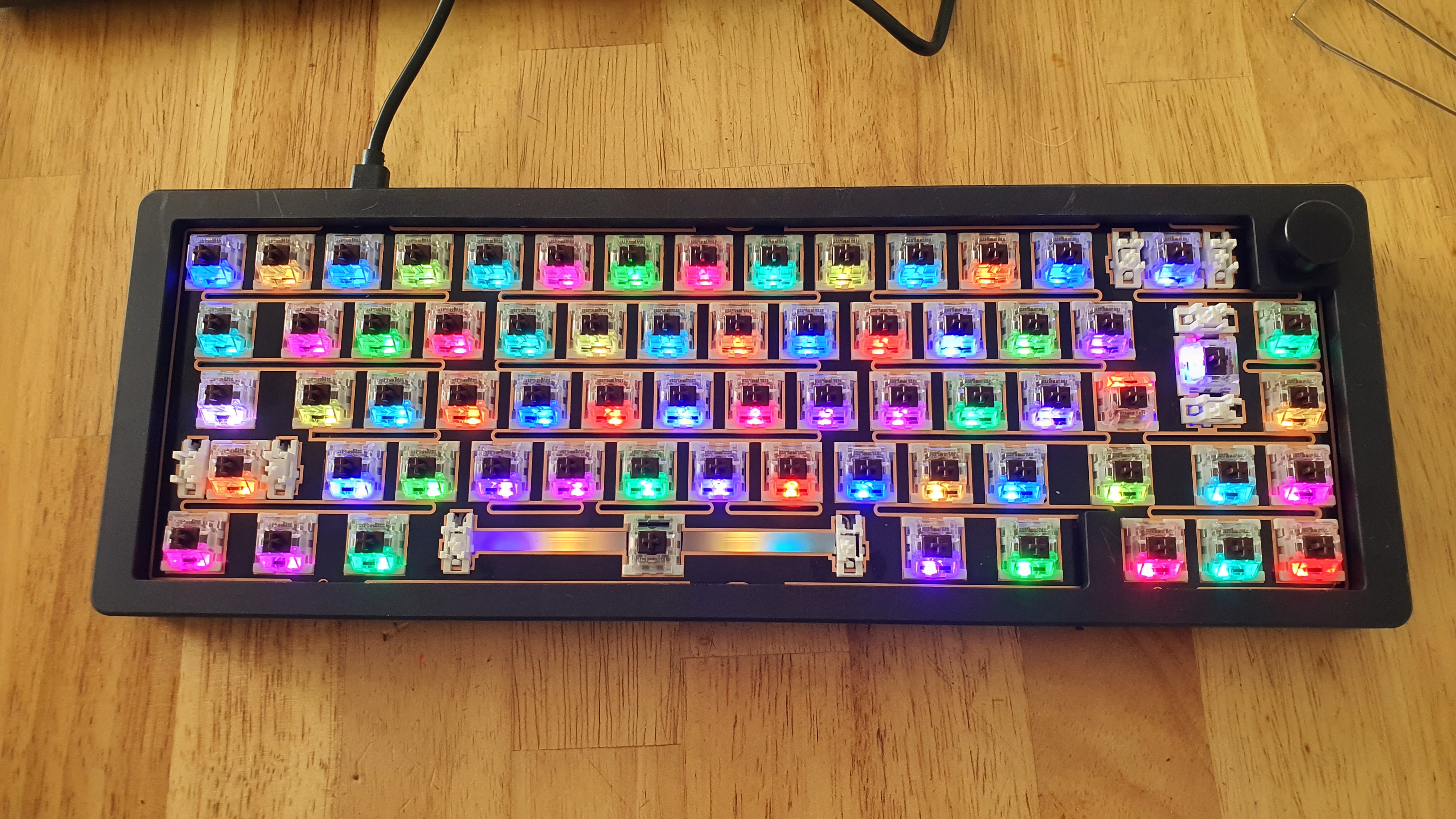 Rétro-éclairage du clavier WEIKAV Sugar65 keyboard