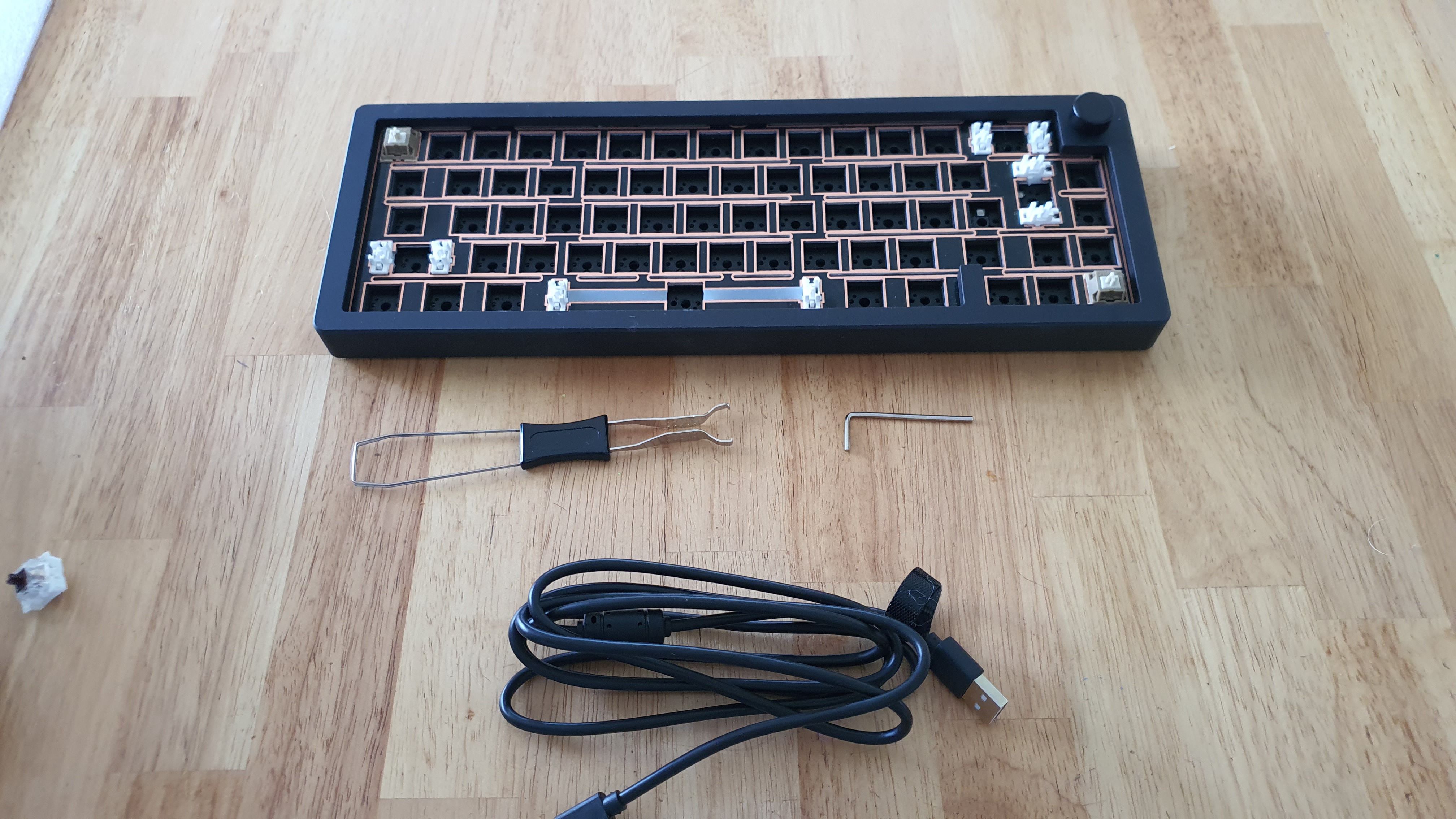 Contenu de la boîte du clavier WEIKAV Sugar65