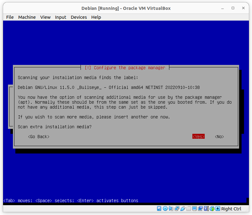 Configuration du gestionnaire de paquets